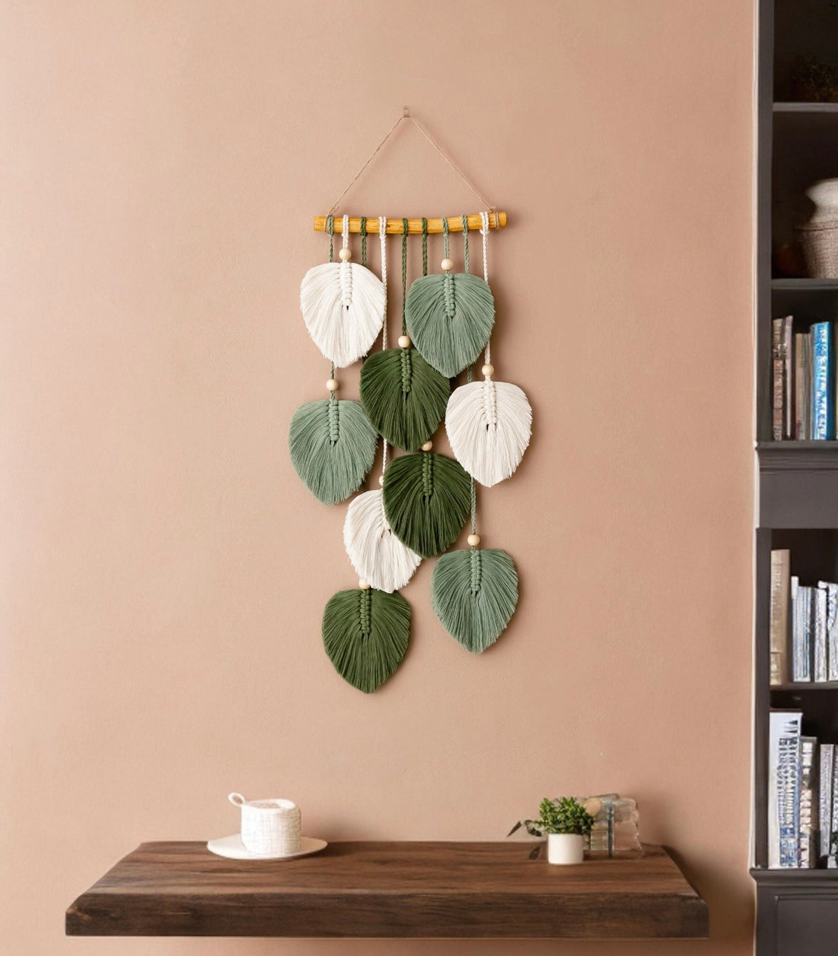 Small feather wall hanging