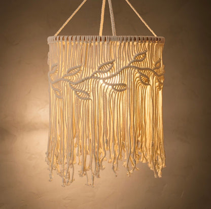 DREAM GLOW MACRAME LAMPSHADE