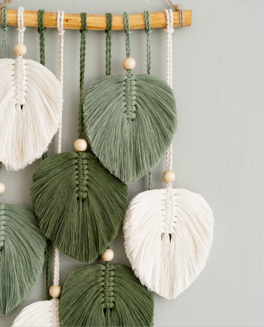 Small feather wall hanging