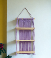 Multi shelf wall hanging