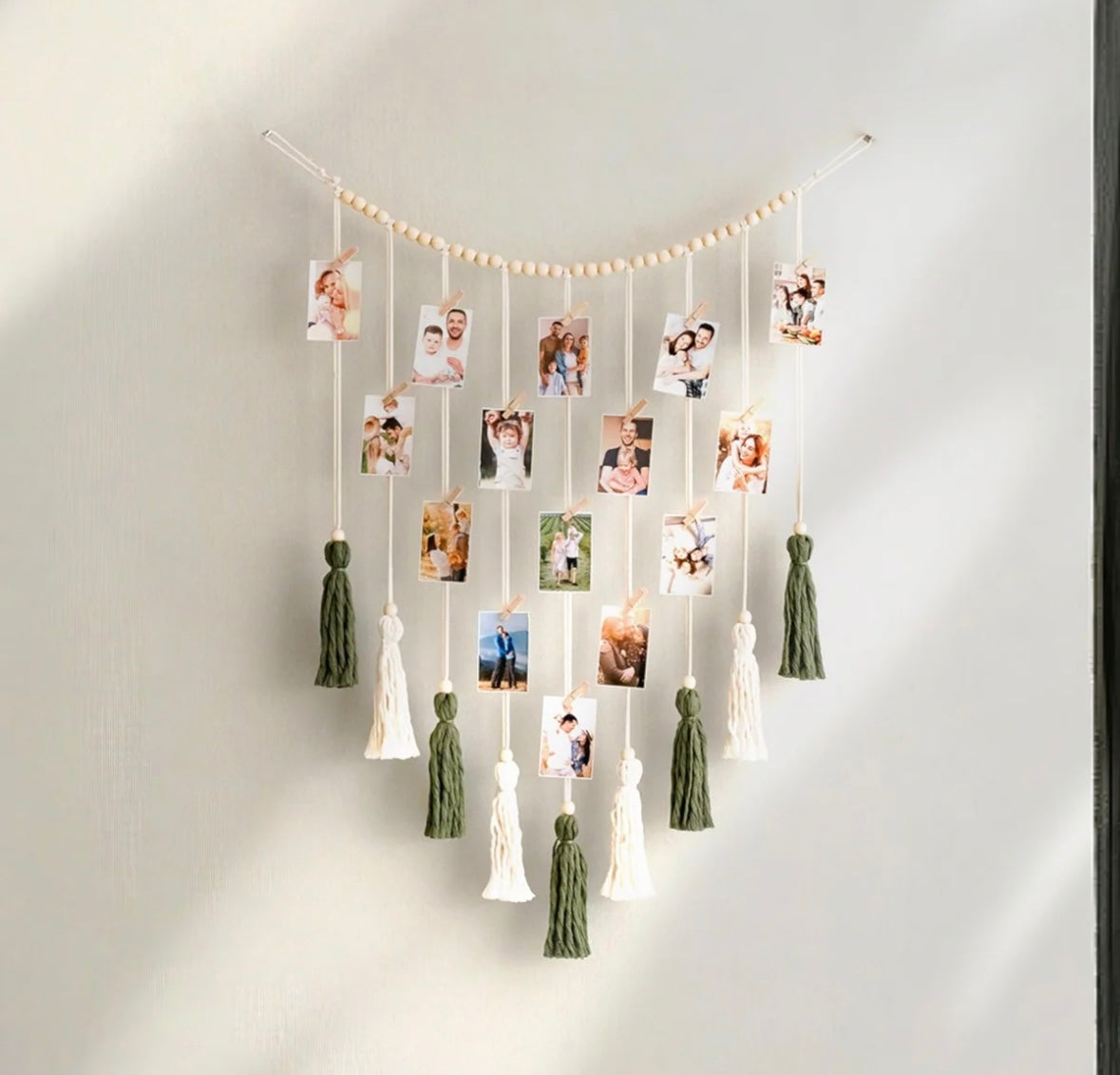 Wall Photo Display For Family Photo Memories Hanging