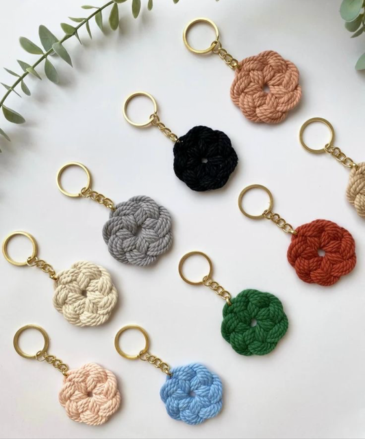 Flower keychain