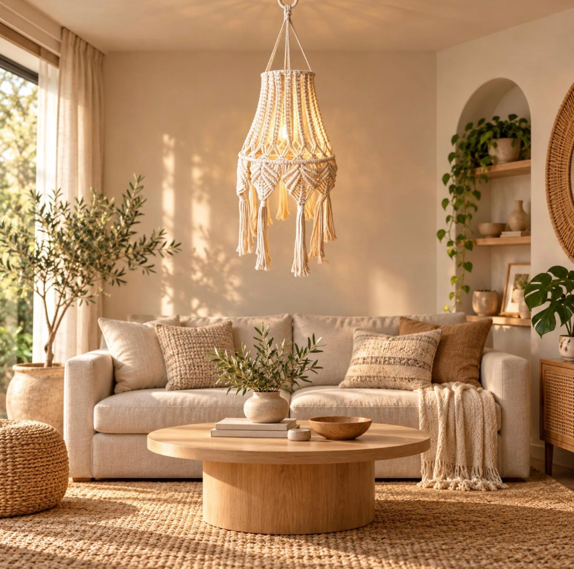 NOOR MACRAME LAMPSHADE