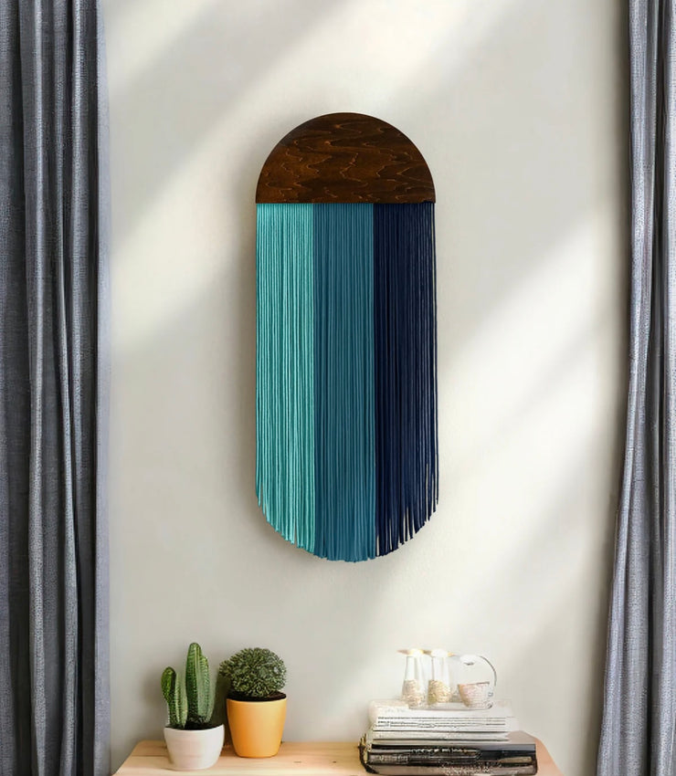 Half circle wall hanging