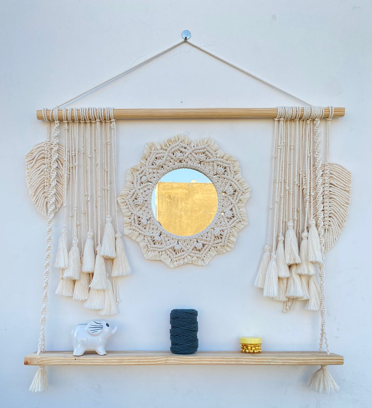 Wall shelf with Mirror