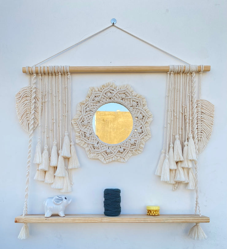 Wall shelf with Mirror