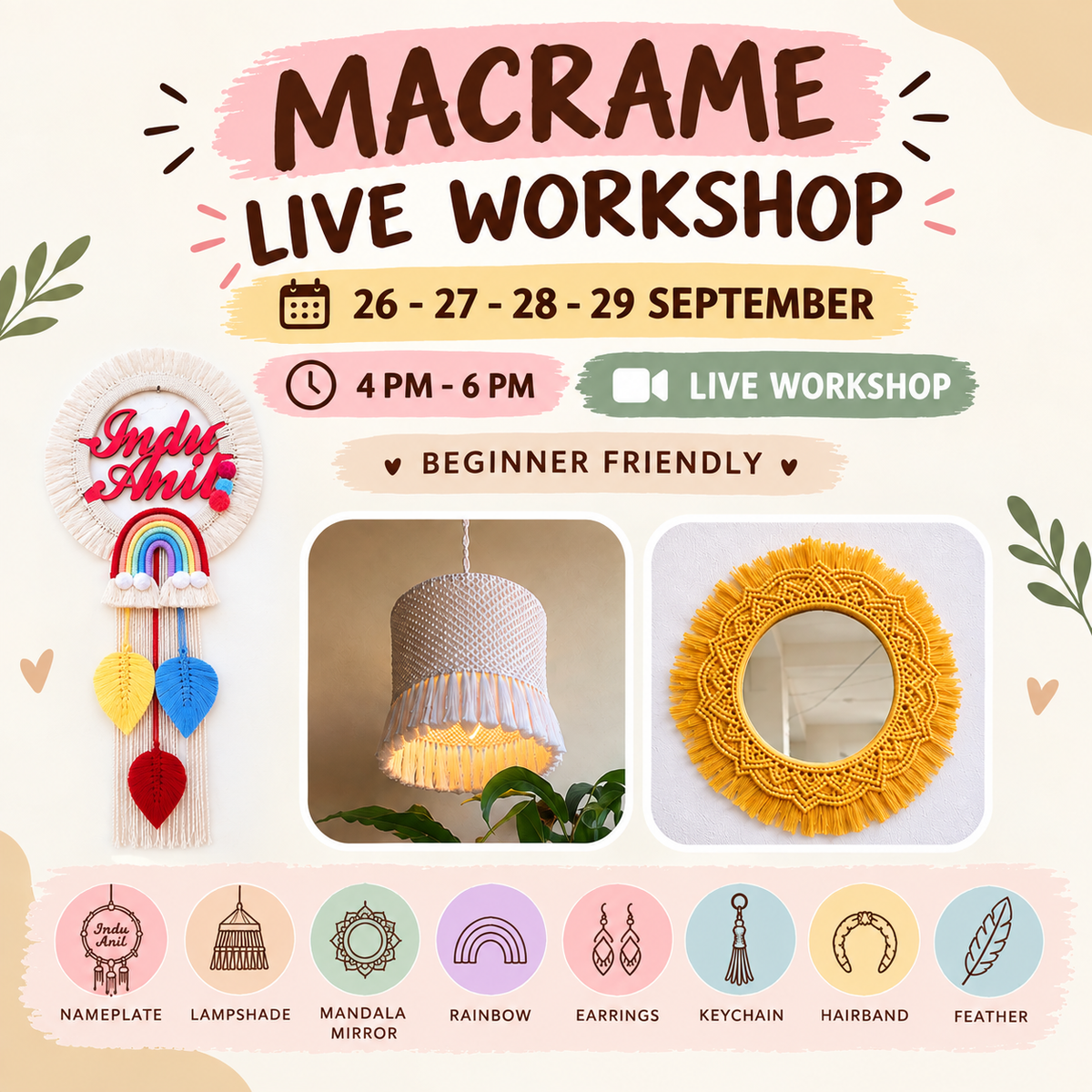 Macrame workshop