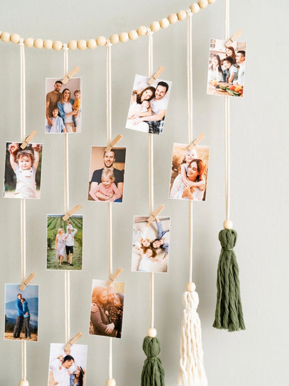 Wall Photo Display For Family Photo Memories Hanging