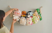 Macrame Toy Hammock For Kid's Play Storage