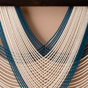 Chic Macrame Fiber Wall Hanging For Boho And Minimalist Spaces