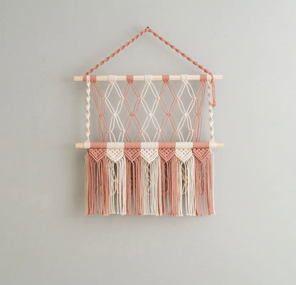 Stuff Animal Hammock For Boho Nursery Toy Storge And Wall Decor