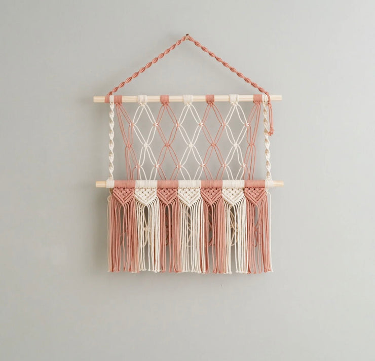 Stuff Animal Hammock For Boho Nursery Toy Storge And Wall Decor
