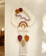 Customised Macrame name hanging