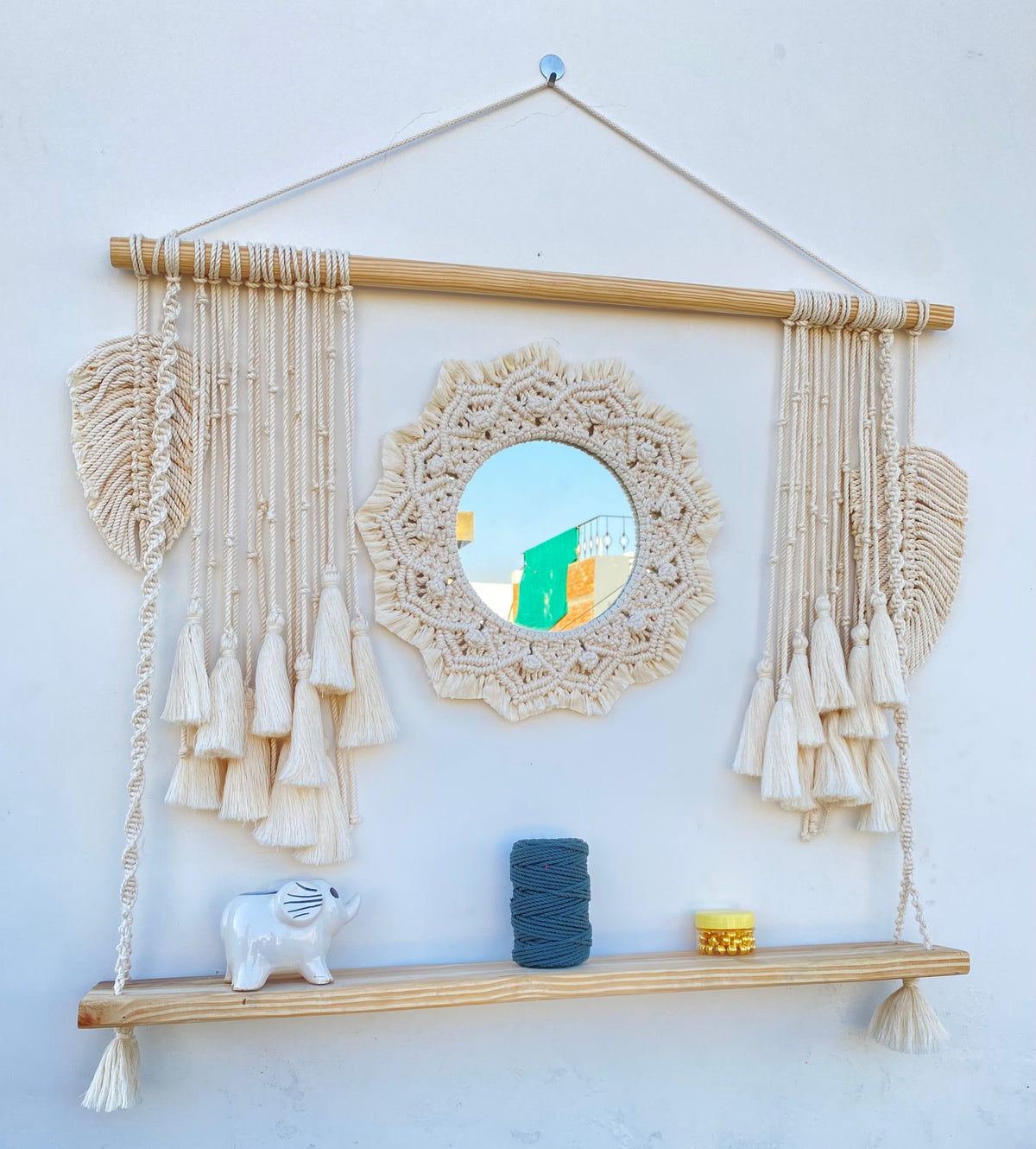 Wall shelf with Mirror