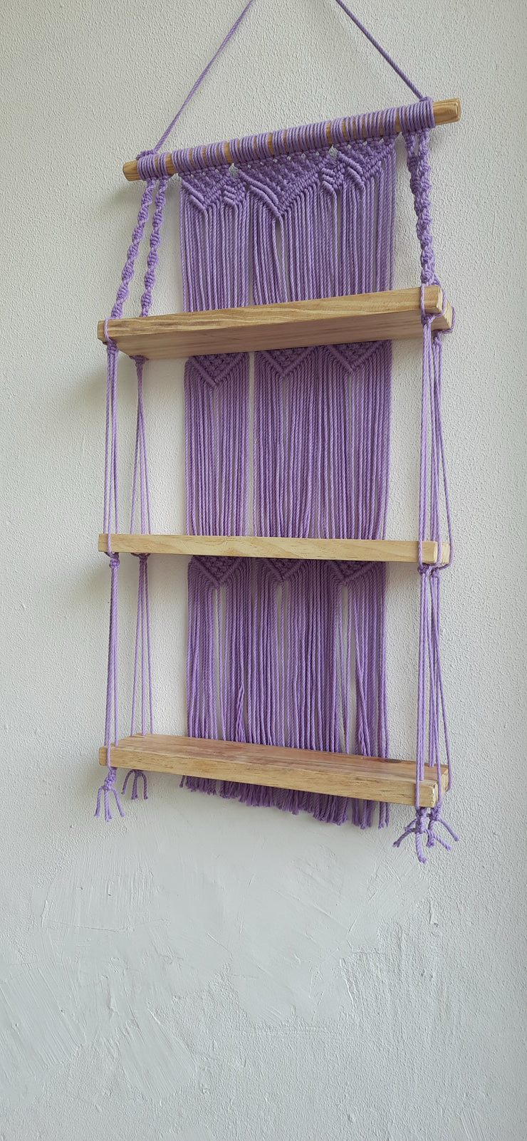 Multi shelf wall hanging
