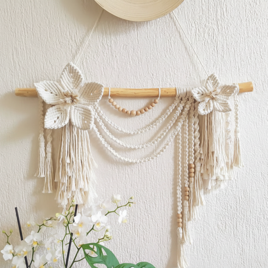 Macrame flower Wall hanging