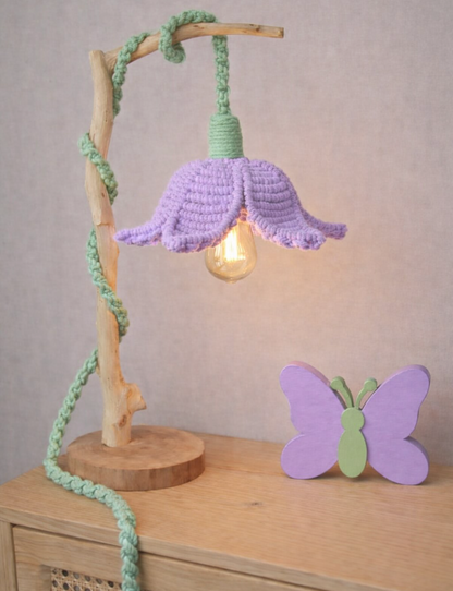 Macrame Flower Lamp