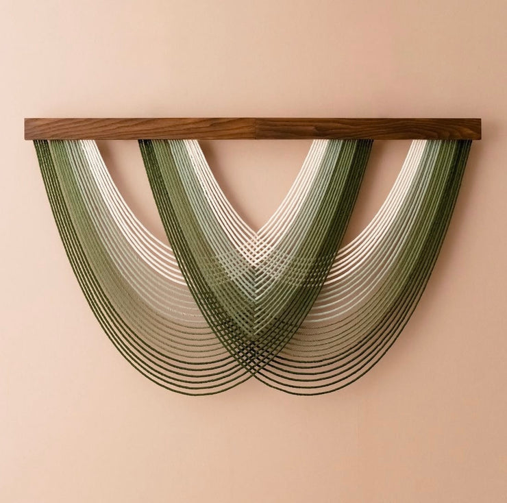 Macrame Fiber Wall Hanging For Boho And Minimalist Home Decor