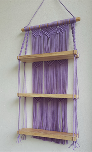Multi shelf wall hanging
