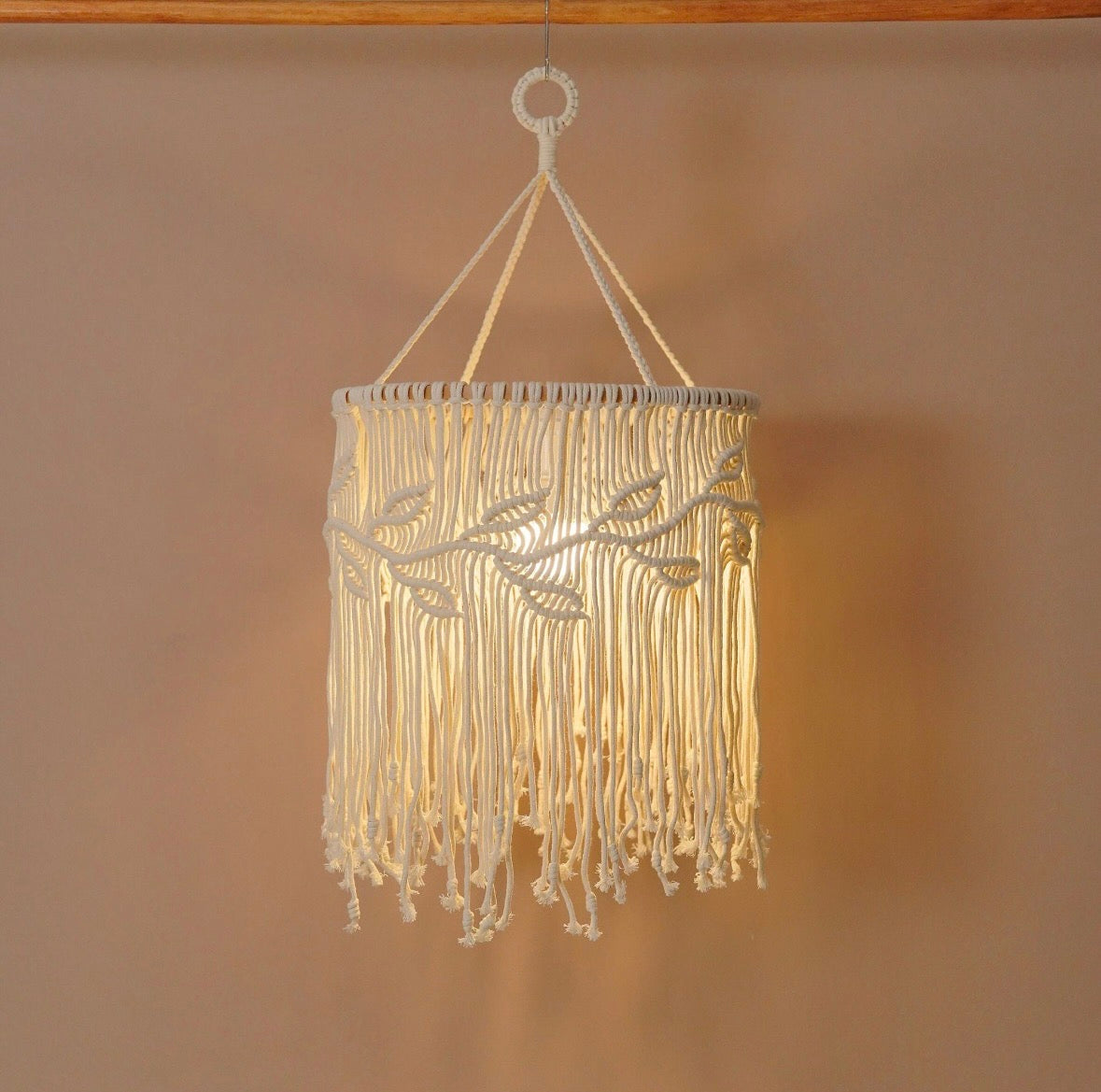 DREAM GLOW MACRAME LAMPSHADE