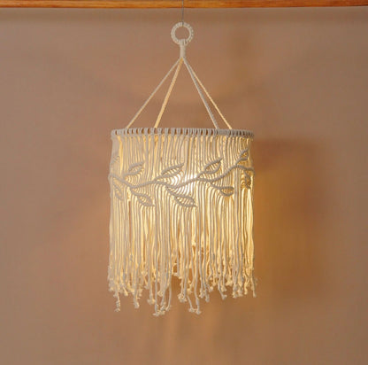 DREAM GLOW MACRAME LAMPSHADE