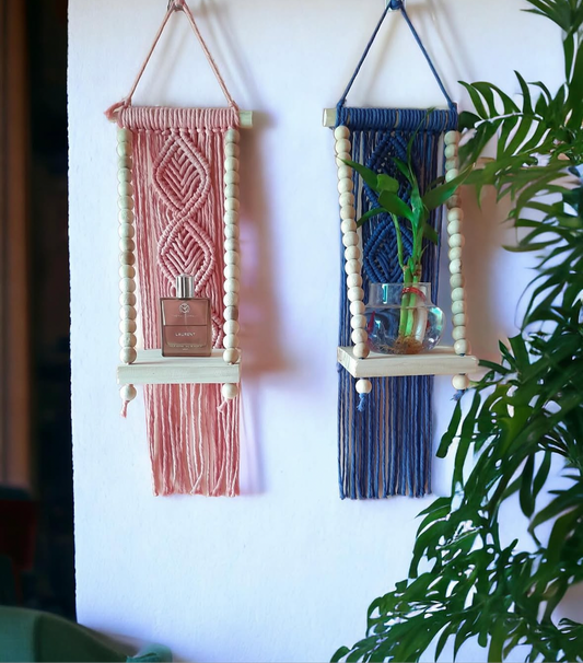 Plant shelf hanger