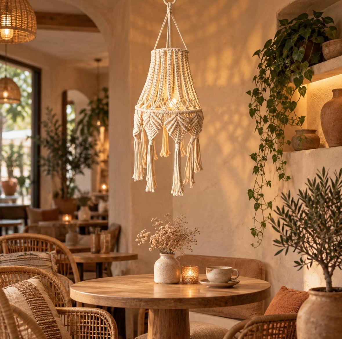 NOOR MACRAME LAMPSHADE