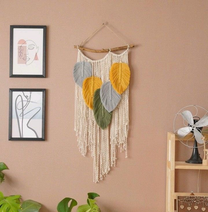 Feather wall hanging