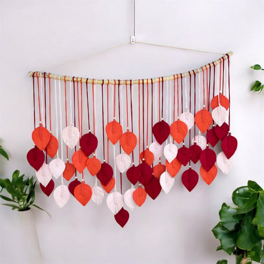 Extra large feather wall hanging