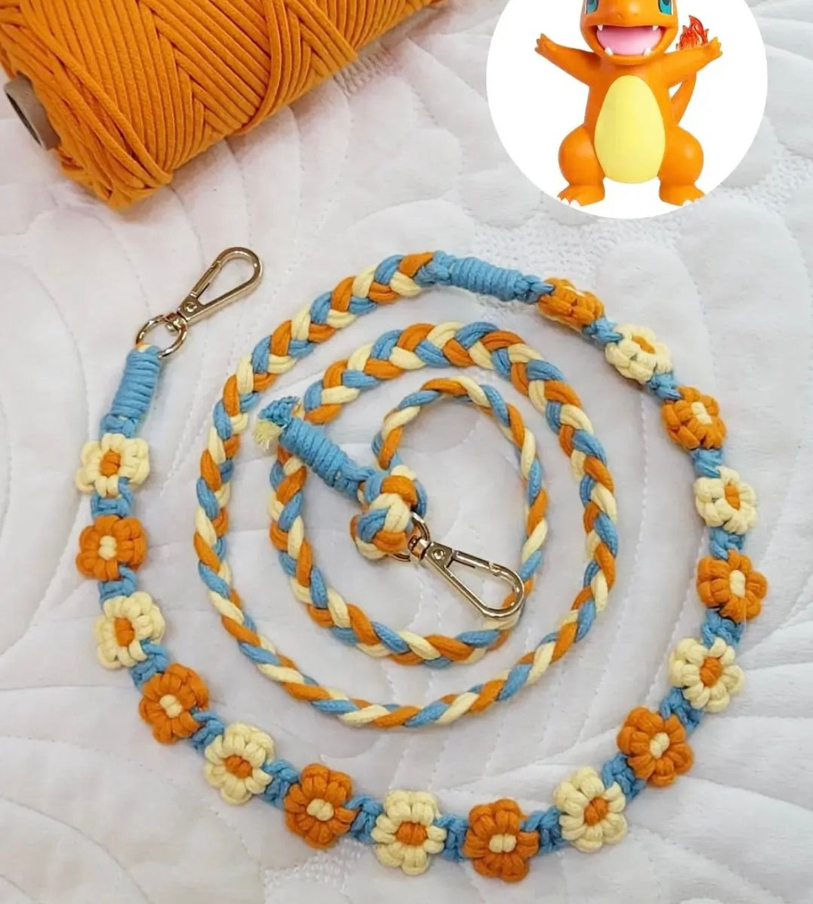 Macrame phone landyard