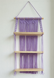 Multi shelf wall hanging