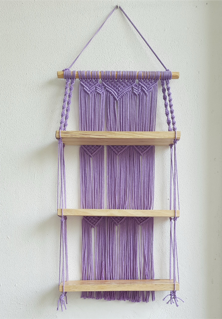 Multi shelf wall hanging