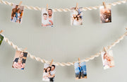Macrame Photo Display For Boho Wall Decor And Custom Picture Holder