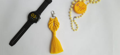 Macrame keychain