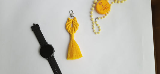 Macrame keychain