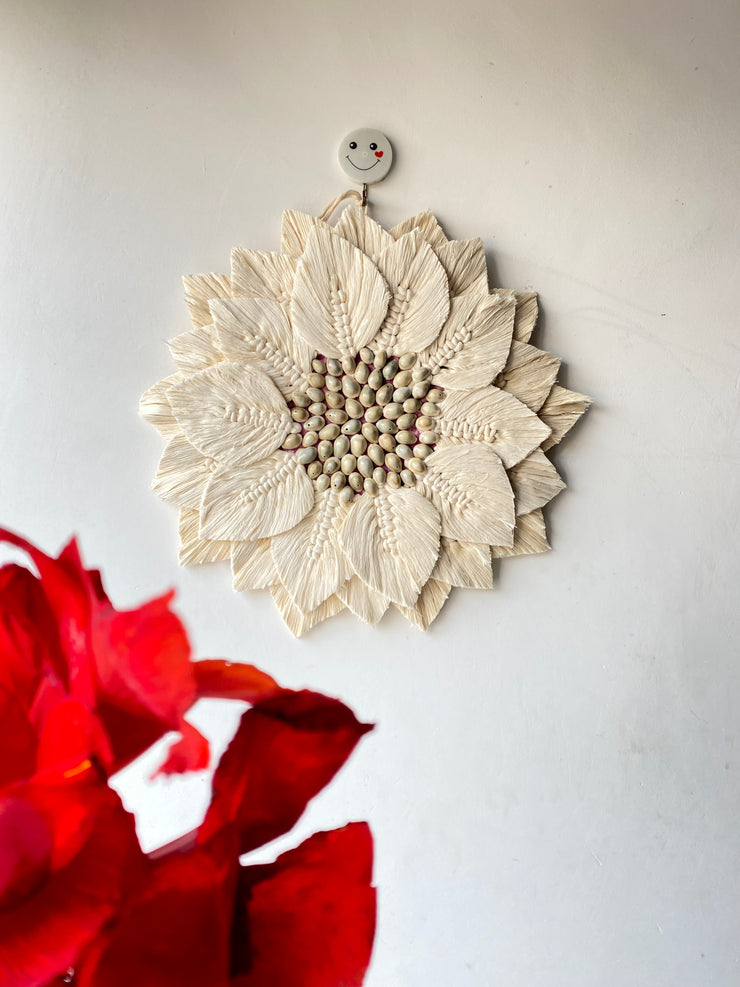 Feather wall hanging