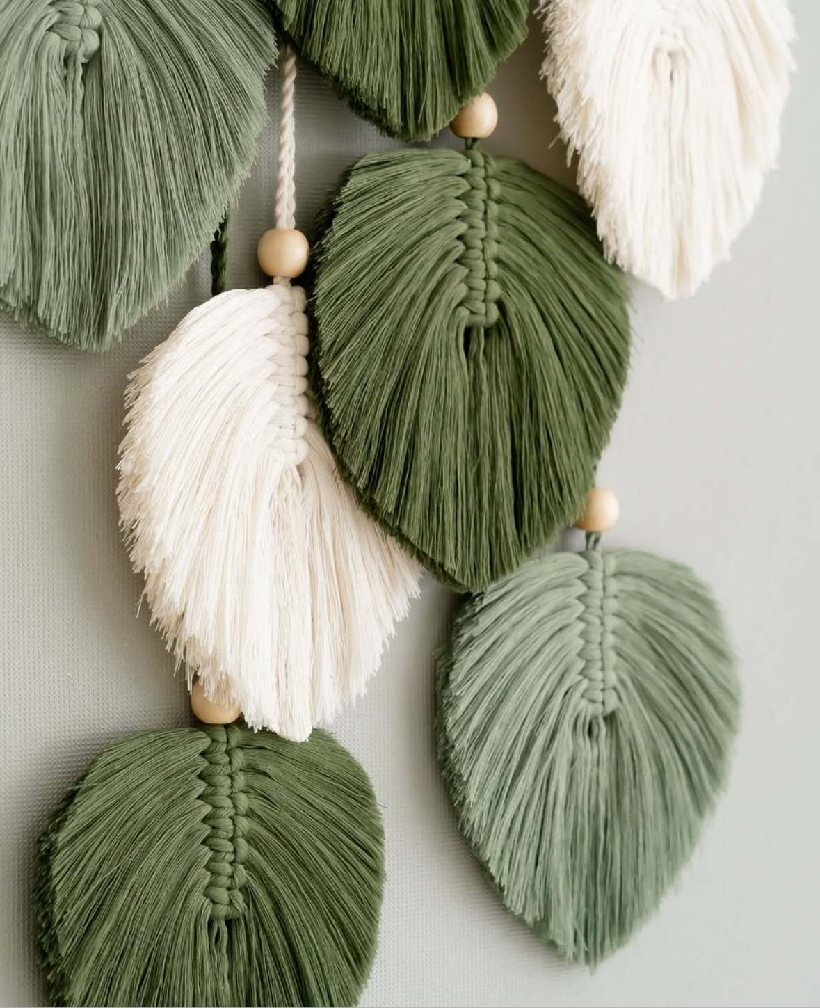 Small feather wall hanging
