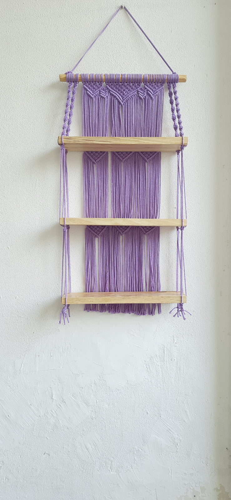 Multi shelf wall hanging
