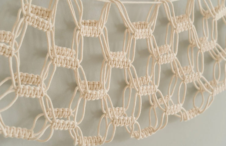 Macrame Toy Hammock For Kid's Play Storage