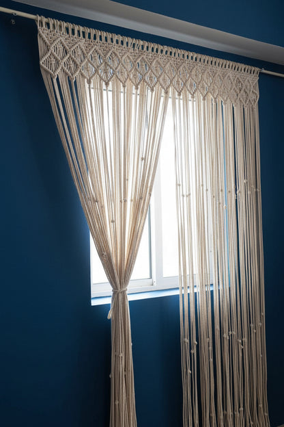 Macrame curtains