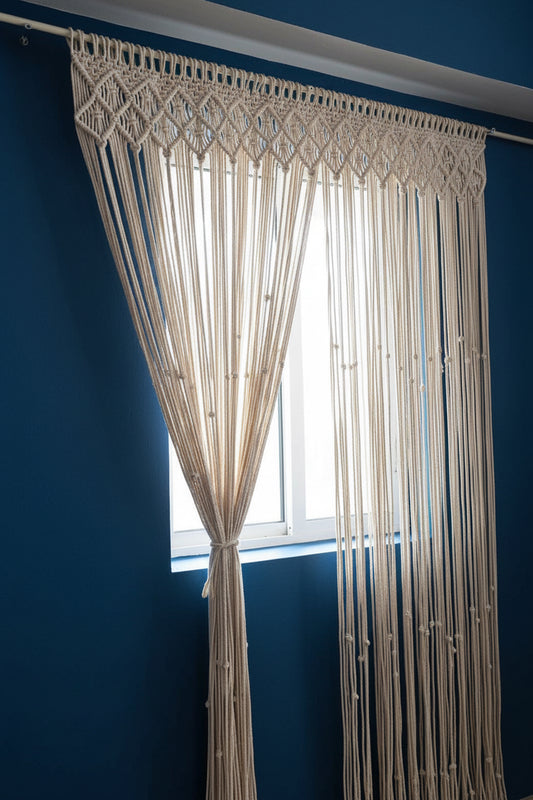 Macrame curtains