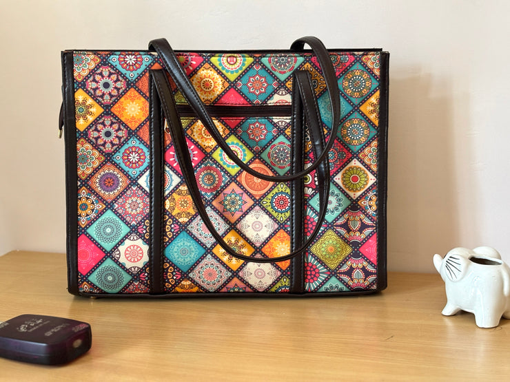 Large Color Carnival Tote Bag