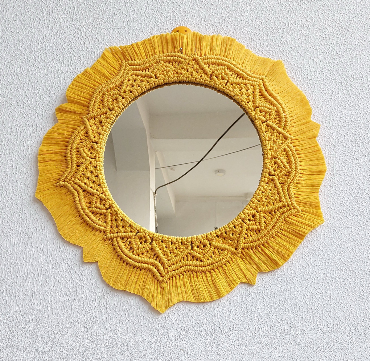 Sunflower reflection mirror