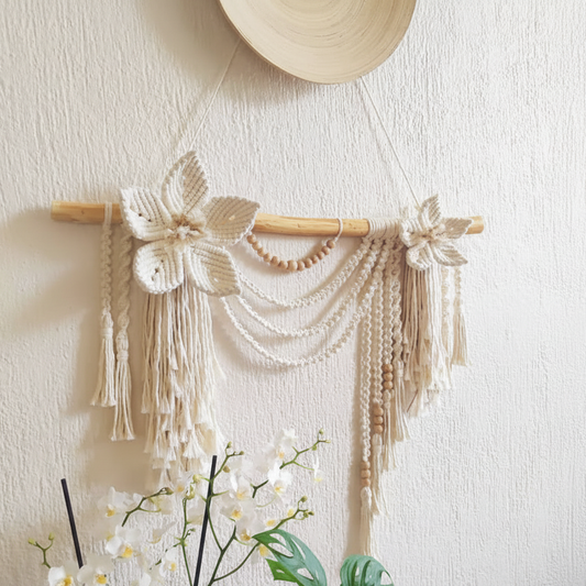 Macrame flower Wall hanging