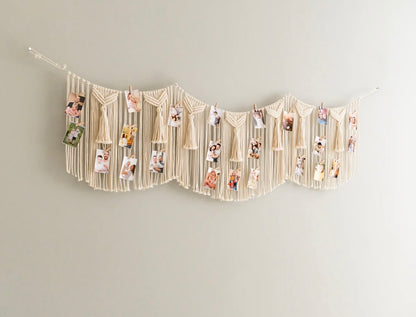 Boho Photo Hanger For Your Chic Wall Photo Display Solution