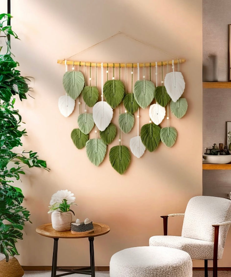 Leaves Wall Hanging Boho Decor
