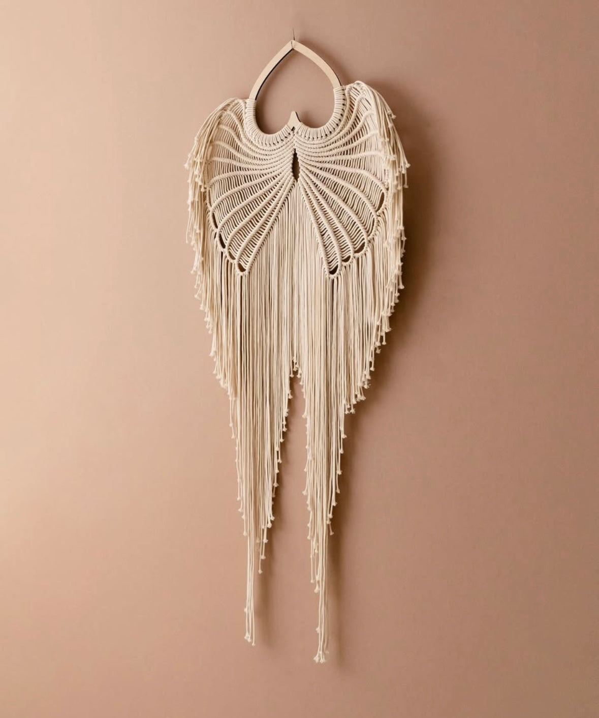 Macrame angel wings wall hanging || Macrame wall hanging