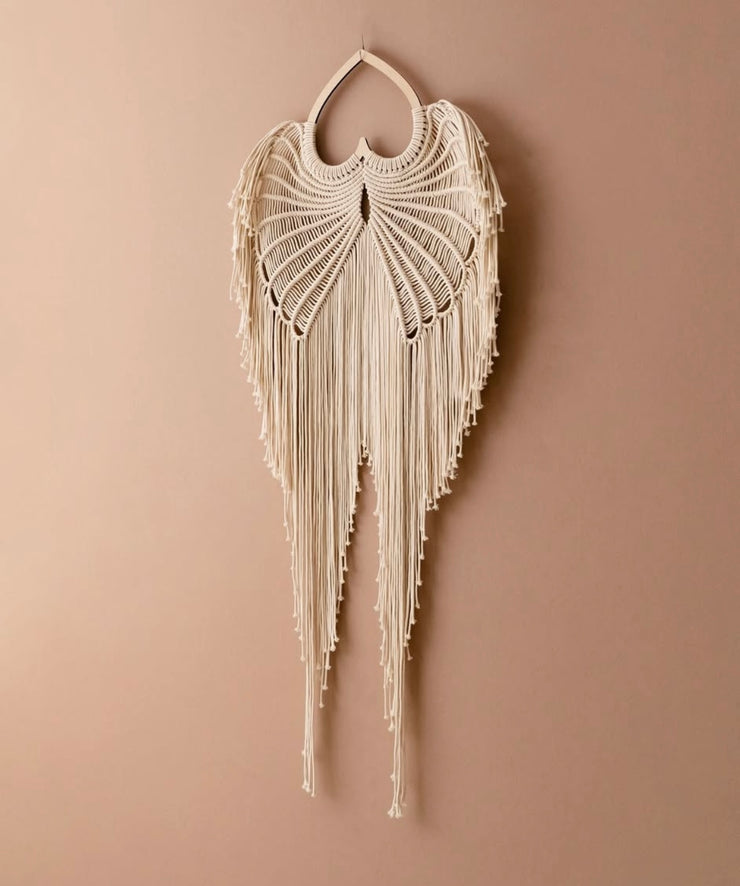 Macrame angel wings wall hanging || Macrame wall hanging