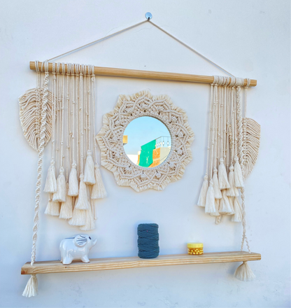 Wall shelf with Mirror