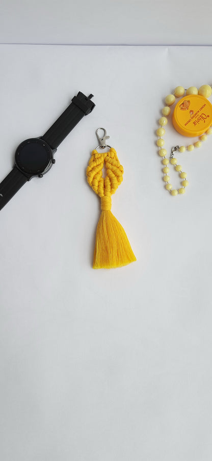 Macrame keychain